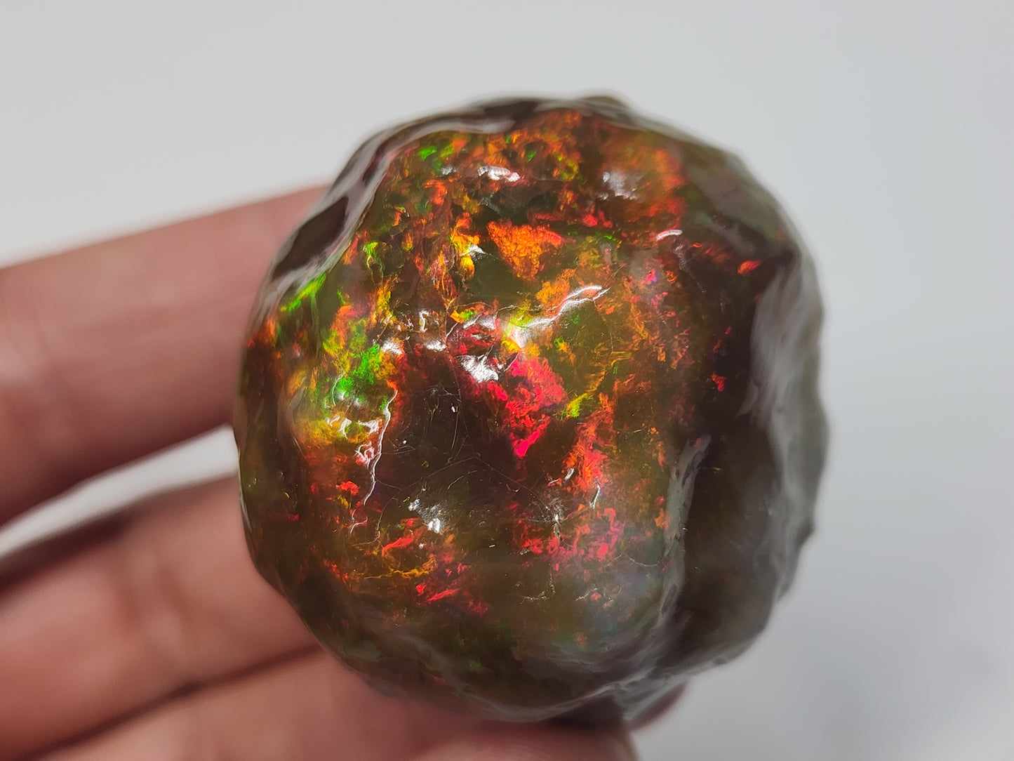 Natural Ethiopian Carved & Polished Opal Specimen #499