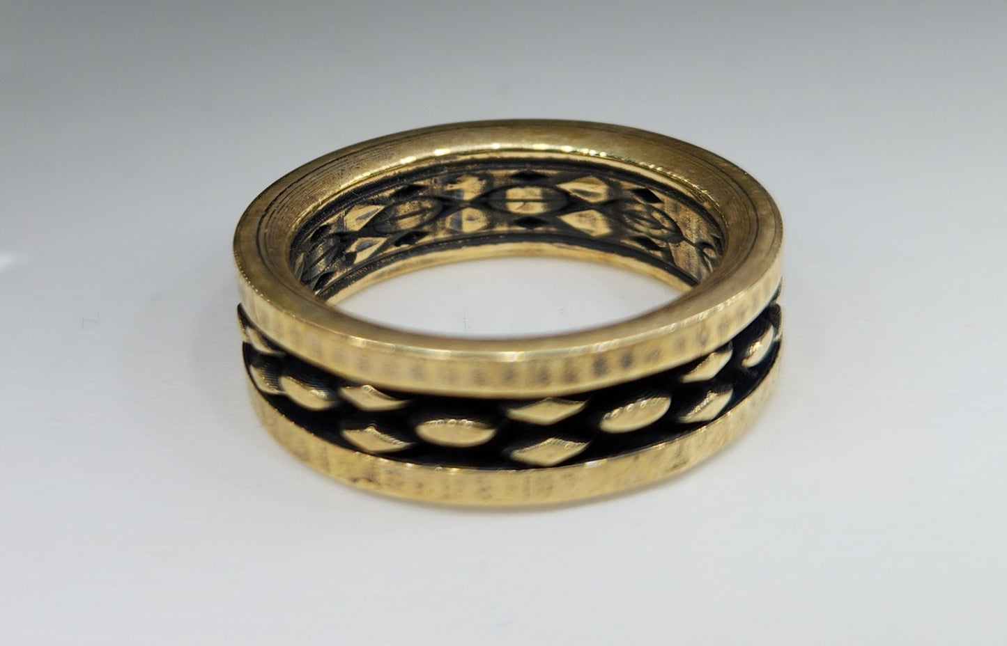 Brass Ring Band Men / Women Jewelry #480