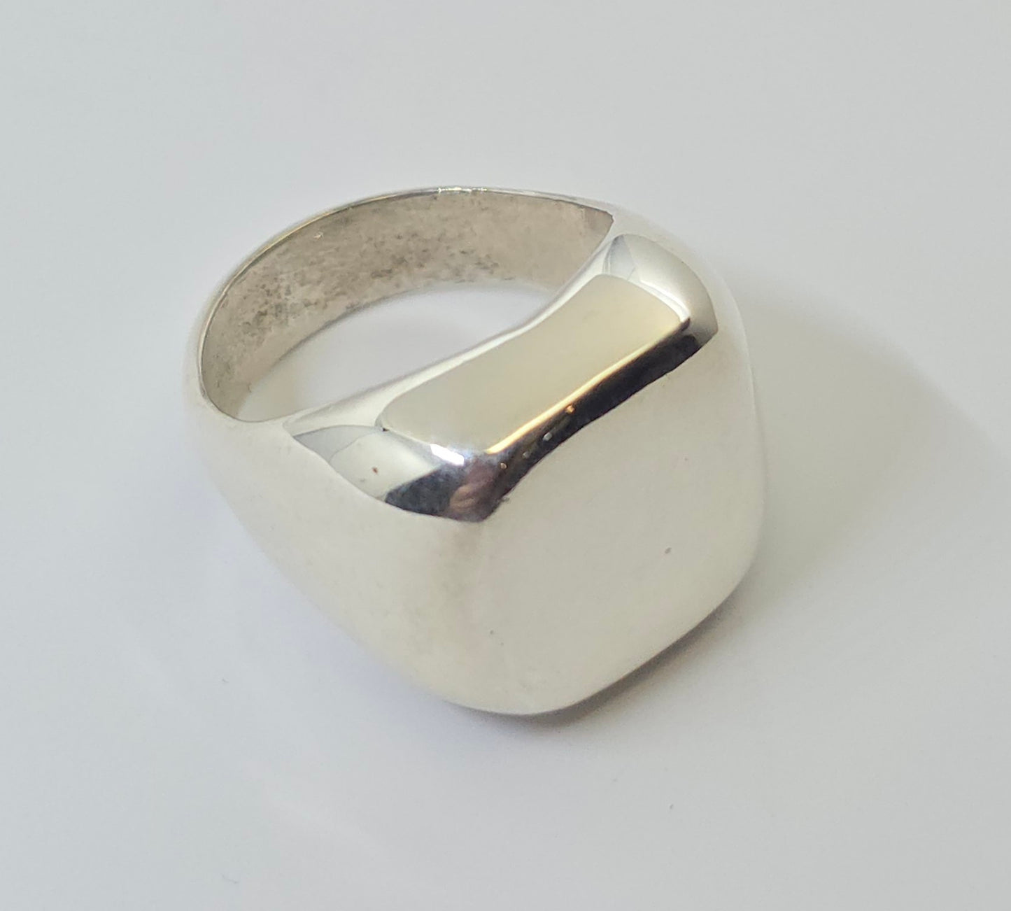Sterling Silver Cube Ring - Unisex design #618