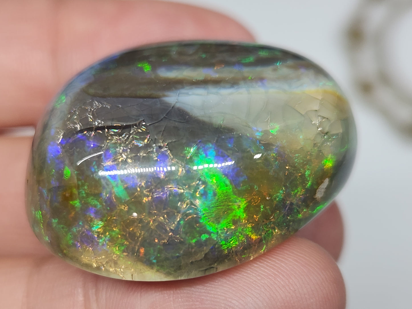 Natural Ethiopian Carved & Polished Opal Specimen #506