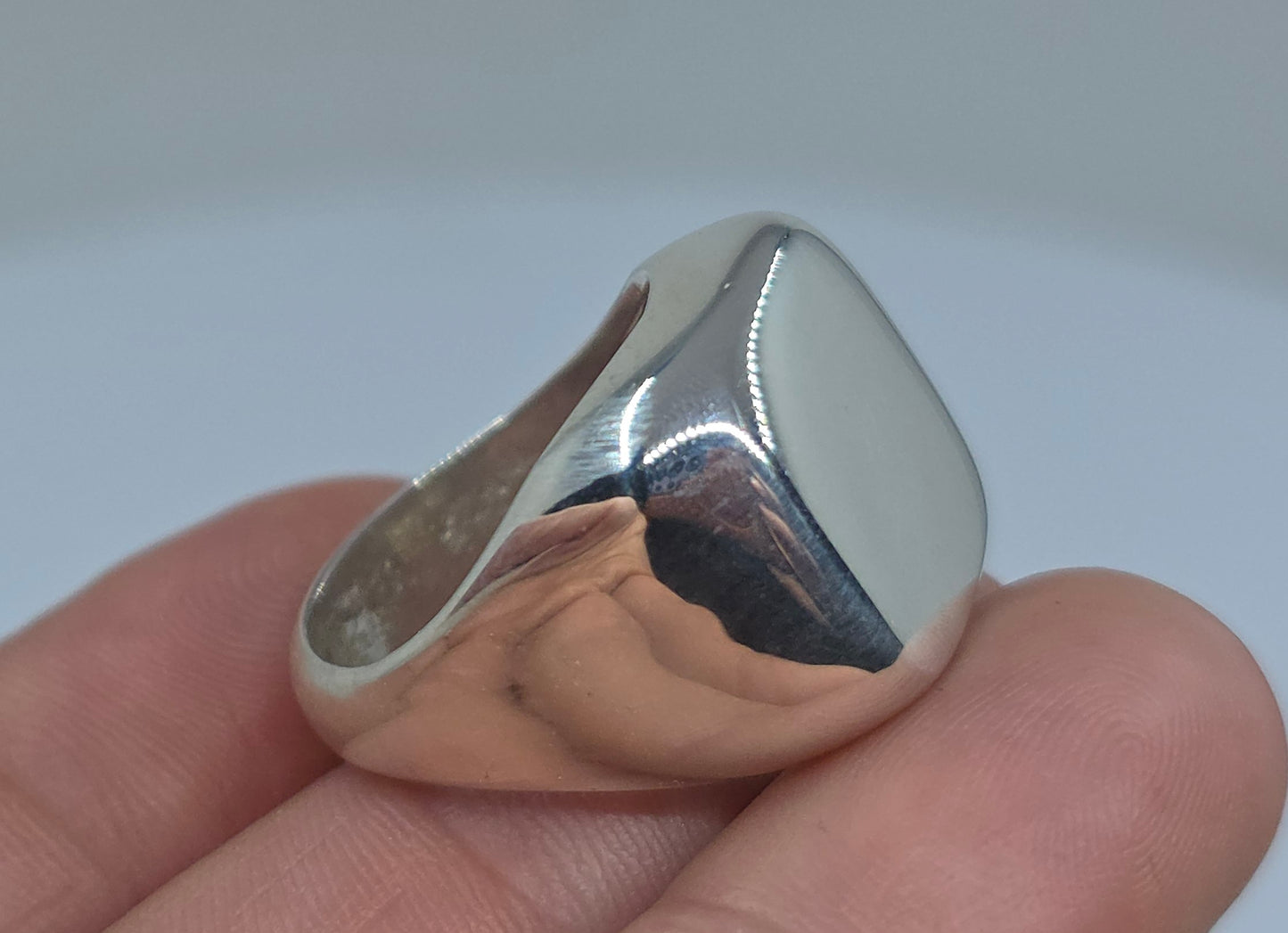 Sterling Silver Cube Ring - Unisex design #618