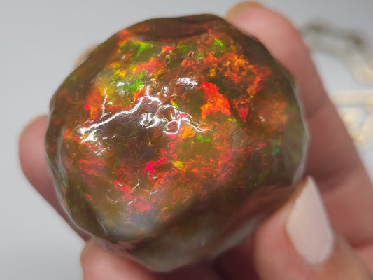 Natural Ethiopian Carved & Polished Opal Specimen #499