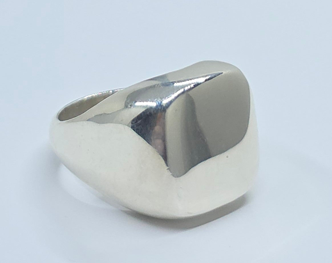 Sterling Silver Cube Ring - Unisex design #618