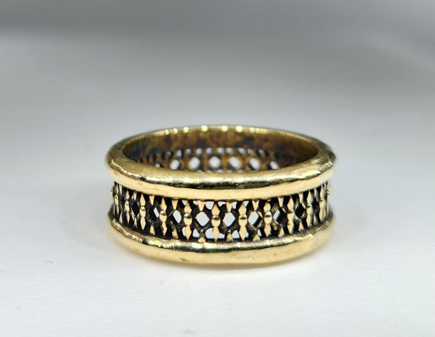 Brass Ring Band Men / Women Jewelry #478