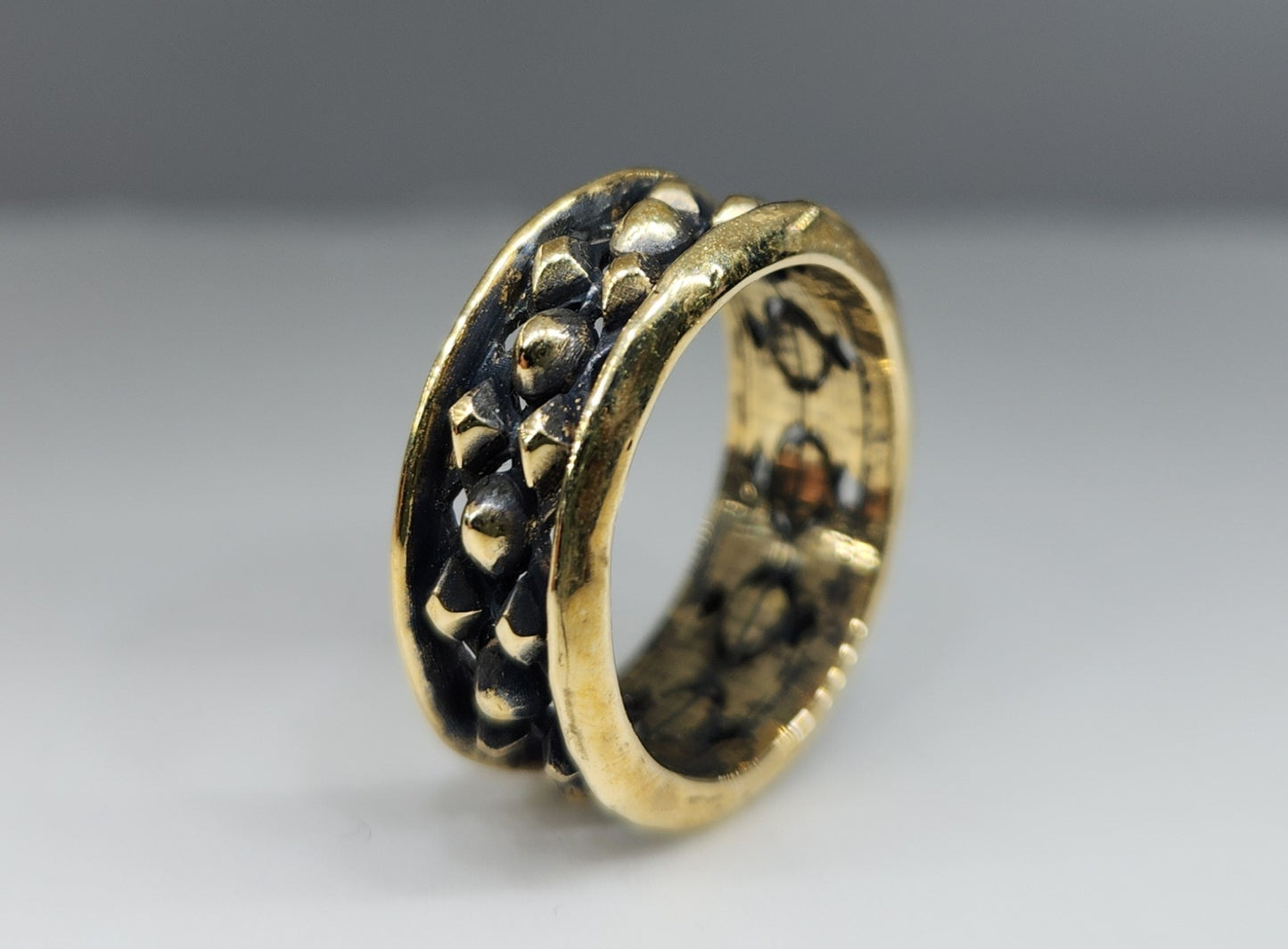 Brass Ring Band Men / Women Jewelry #479