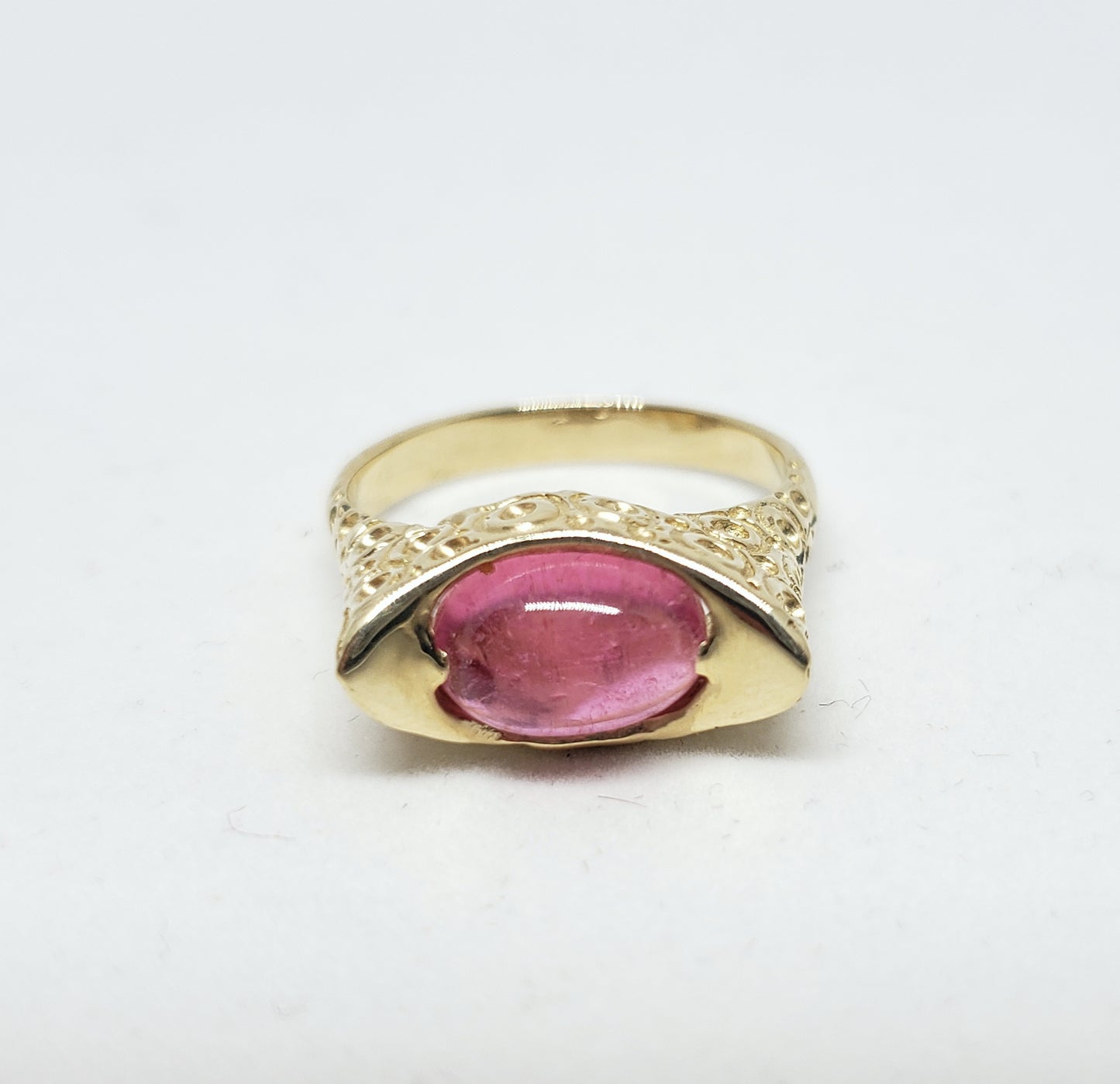 Pink Tourmaline Ring 14k Gold