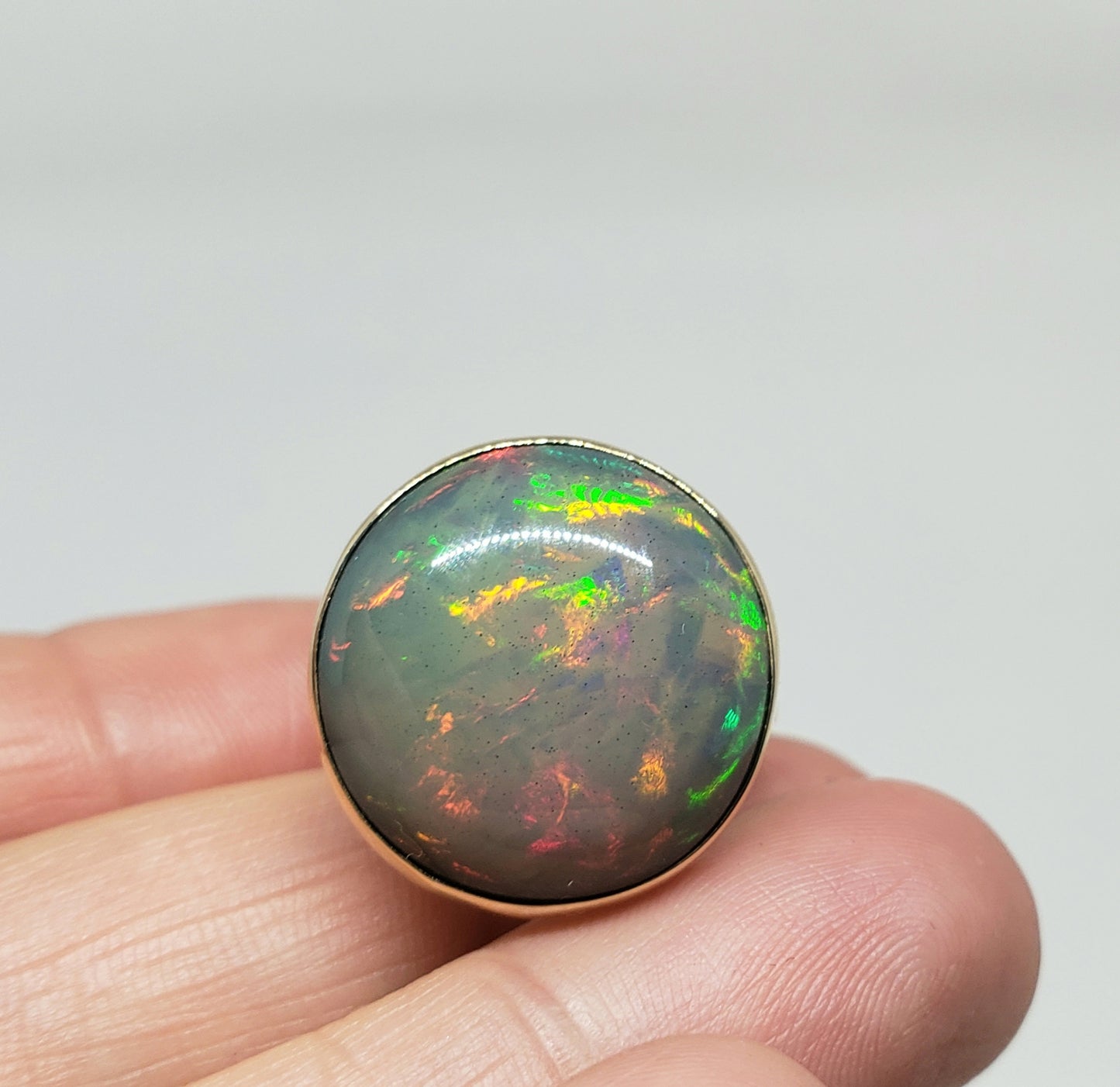 14k Gold Opal Ring