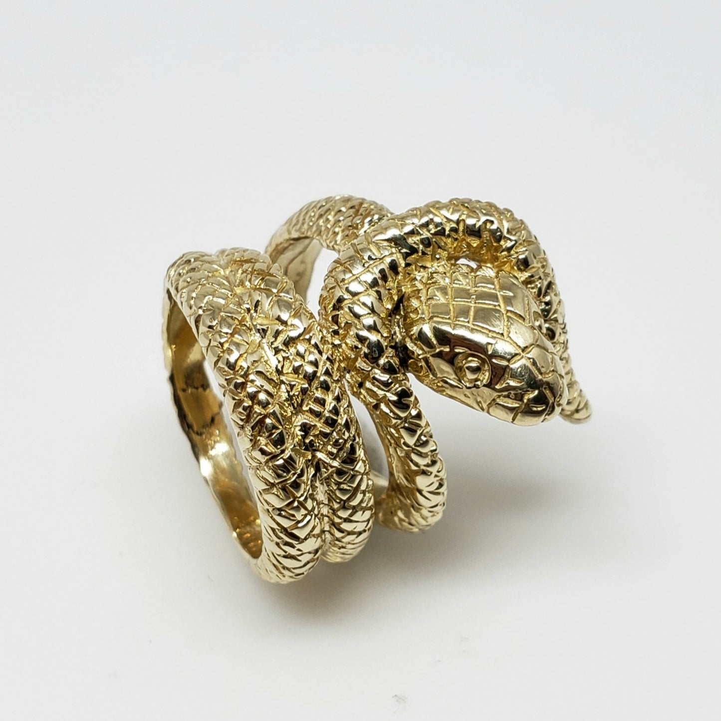 14k Gold Snake Ring