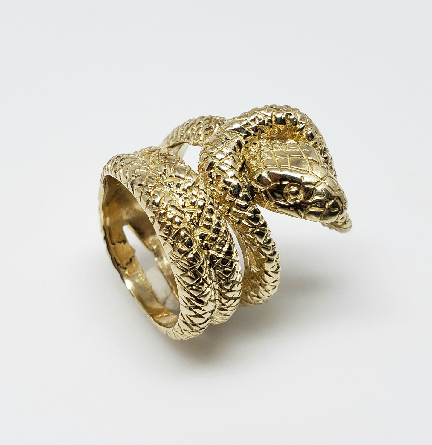 14k Gold Snake Ring