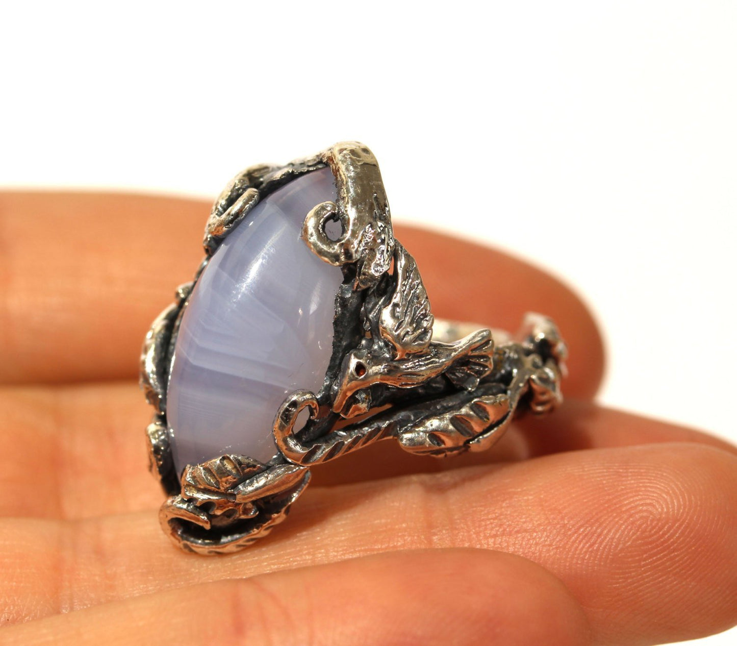 Chalcedony Ring - Sterling Silver #1439