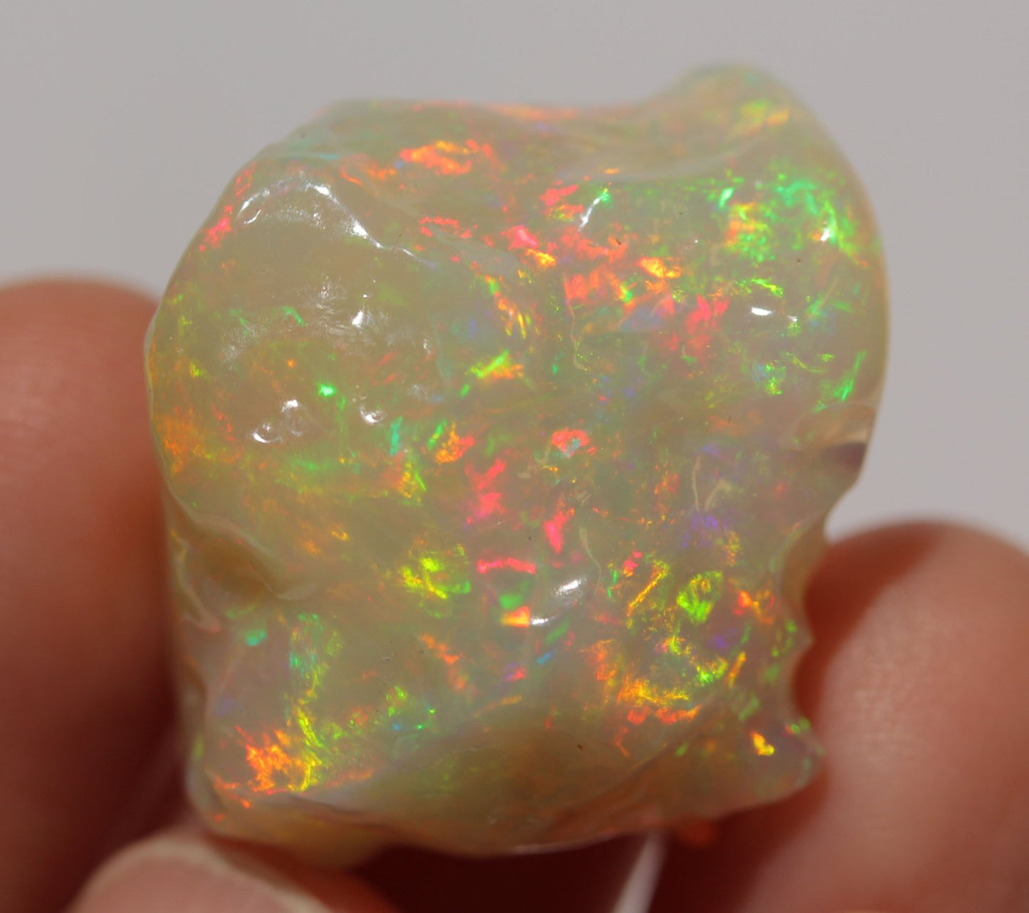 Ethiopian Opal - Natural Loose  Carved Gemstone - 41.0 Carat #1436