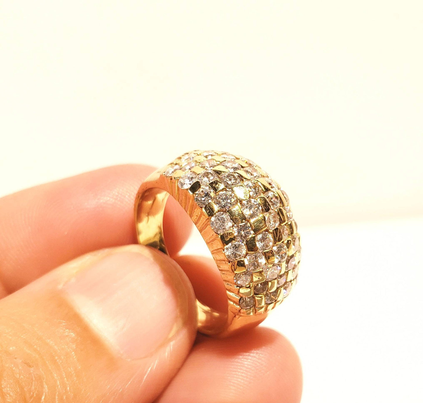 Genuine Diamond Ring - 14k Gold - Fine Jewelry