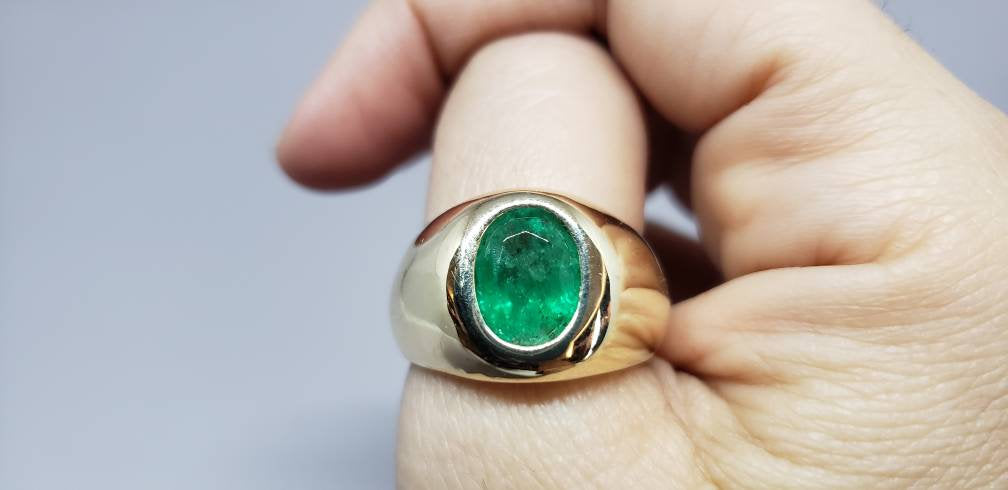 Emerald Ring - 14k Gold #1625