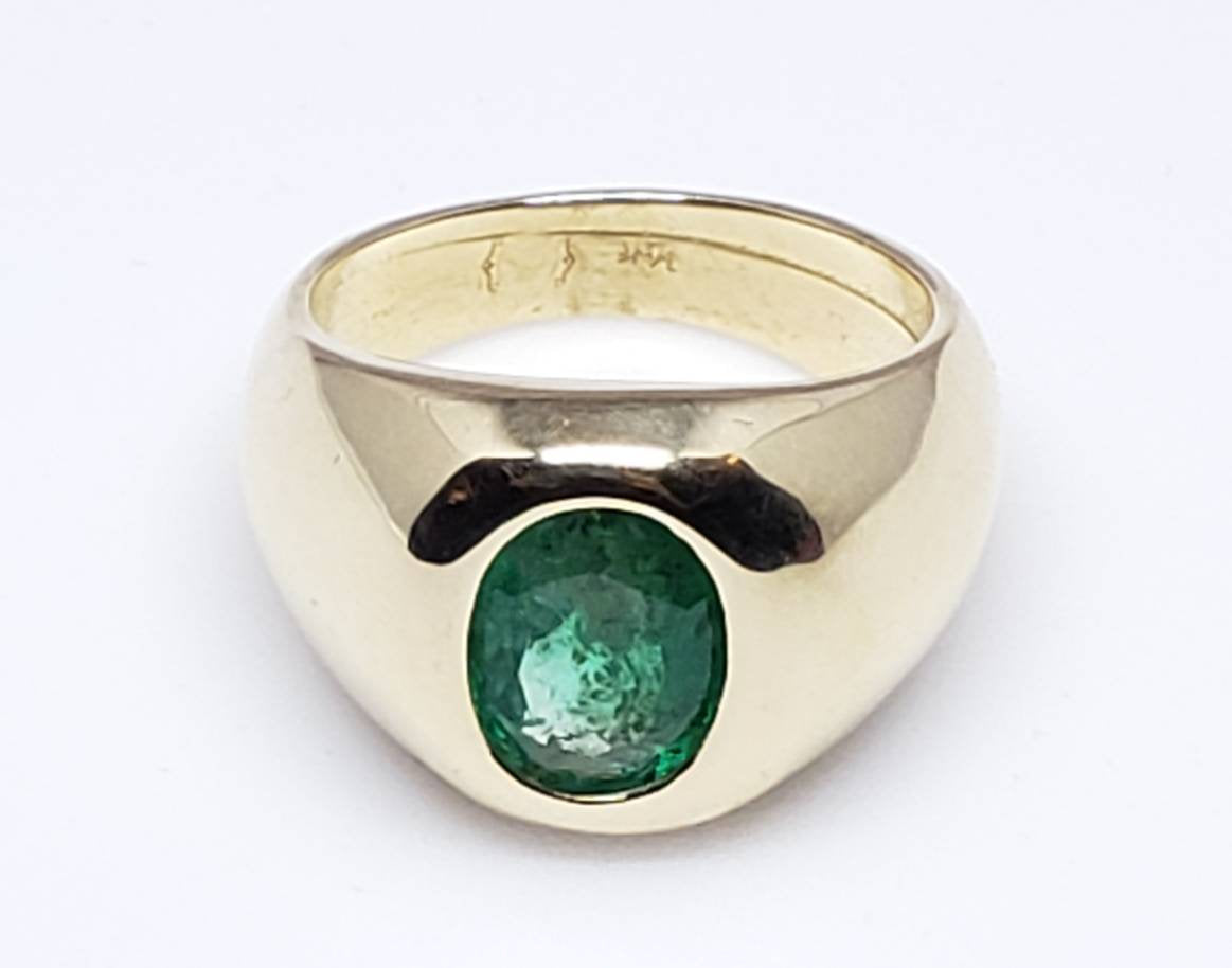 Emerald Ring - 14k Gold #1625